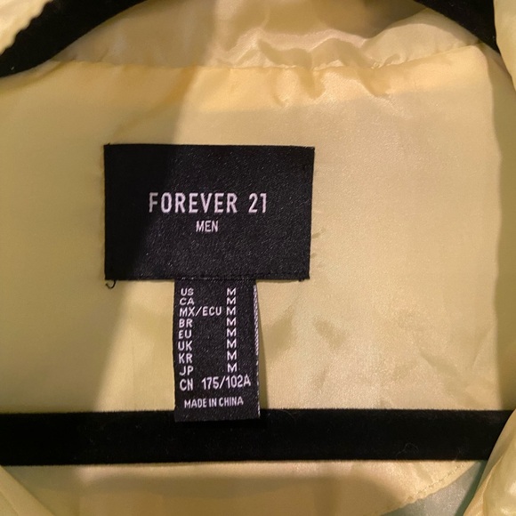 Forever 21 Blue and Yellow Windbreaker - Picture 3 of 3